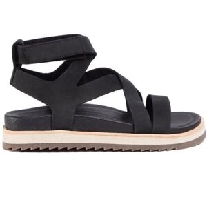 Merrell Women Juno Mid Ankle Strappy Leather Platform Sandals shoes sz 6